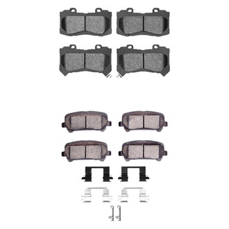 R1 Concepts® - Performance Off-Road/Tow High Friction Formulation Front and Rear Brake Pad Set