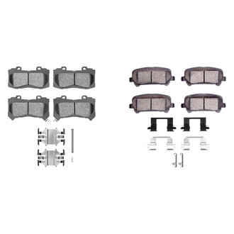 R1 Concepts® - Performance Off-Road/Tow High Friction Formulation Front and Rear Brake Pad Set