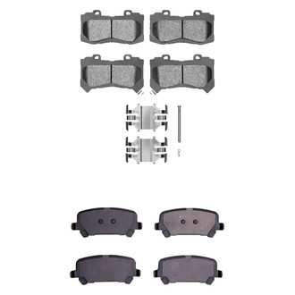 R1 Concepts® - Performance Off-Road/Tow High Friction Formulation Front and Rear Brake Pad Set