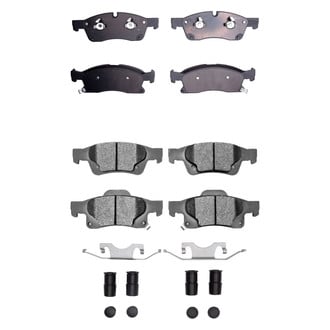 R1 Concepts® - Performance Off-Road/Tow High Friction Formulation Front and Rear Brake Pad Set