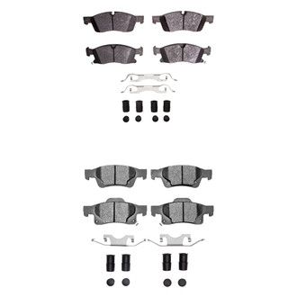 R1 Concepts® - Performance Off-Road/Tow High Friction Formulation Front and Rear Brake Pad Set