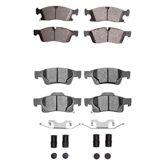 R1 Concepts® - Performance Off-Road/Tow High Friction Formulation Front and Rear Brake Pad Set