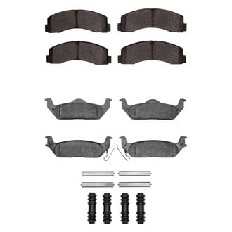 R1 Concepts® - Performance Off-Road/Tow High Friction Formulation Front and Rear Brake Pad Set