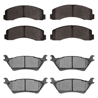 R1 Concepts® - Performance Off-Road/Tow High Friction Formulation Front and Rear Brake Pad Set