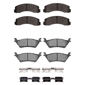 R1 Concepts® - Performance Off-Road/Tow High Friction Formulation Front and Rear Brake Pad Set