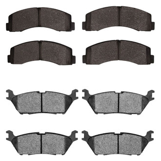 R1 Concepts® - Performance Off-Road/Tow High Friction Formulation Front and Rear Brake Pad Set