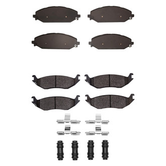 R1 Concepts® - Performance Off-Road/Tow High Friction Formulation Front and Rear Brake Pad Set