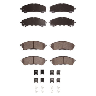 R1 Concepts® - Performance Off-Road/Tow High Friction Formulation Front and Rear Brake Pad Set