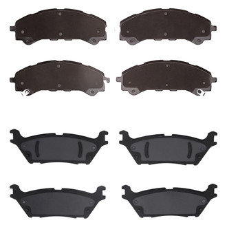 R1 Concepts® - Performance Off-Road/Tow High Friction Formulation Front and Rear Brake Pad Set