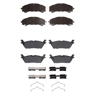 R1 Concepts® - Performance Off-Road/Tow High Friction Formulation Front and Rear Brake Pad Set