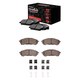 R1 Concepts® - Performance Off-Road/Tow High Friction Formulation Front and Rear Brake Pad Set