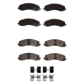R1 Concepts® - Performance Off-Road/Tow High Friction Formulation Front and Rear Brake Pad Set