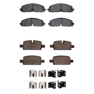 R1 Concepts® - Performance Off-Road/Tow High Friction Formulation Front and Rear Brake Pad Set