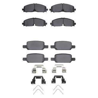 R1 Concepts® - Performance Off-Road/Tow High Friction Formulation Front and Rear Brake Pad Set