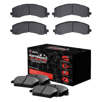 R1 Concepts® - Performance Off-Road/Tow High Friction Formulation Front and Rear Brake Pad Set