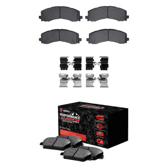 R1 Concepts® - Performance Off-Road/Tow High Friction Formulation Front and Rear Brake Pad Set
