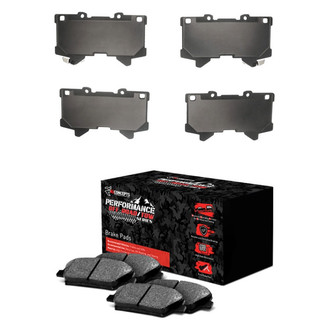 R1 Concepts® - Performance Off-Road/Tow High Friction Formulation Front and Rear Brake Pad Set