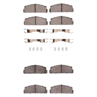 R1 Concepts® - Optimum OEp Front and Rear Brake Pad Set
