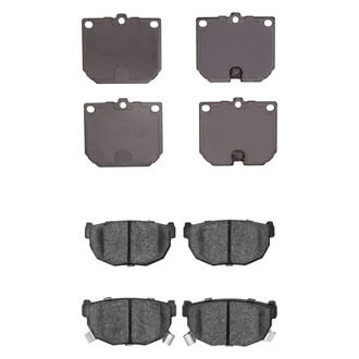 R1 Concepts® - Optimum OEp Front and Rear Brake Pad Set