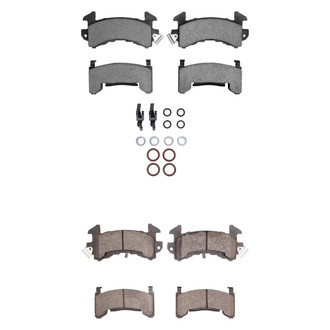 R1 Concepts® - Optimum OEp Front and Rear Brake Pad Set