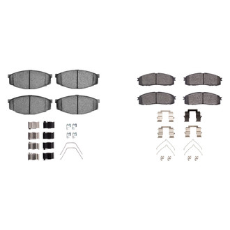 R1 Concepts® - Optimum OEp Front and Rear Brake Pad Set