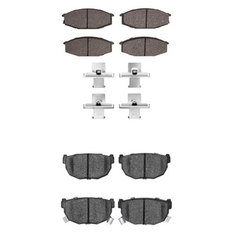 R1 Concepts® - Optimum OEp Front and Rear Brake Pad Set