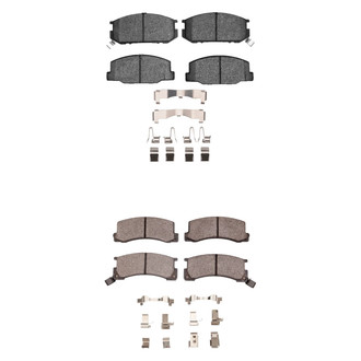 R1 Concepts® - Optimum OEp Front and Rear Brake Pad Set