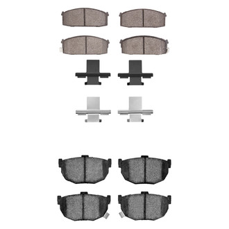 R1 Concepts® - Optimum OEp Front and Rear Brake Pad Set
