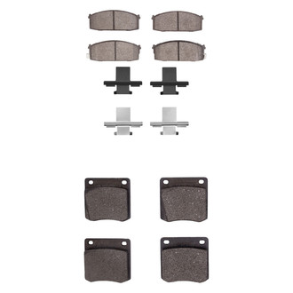 R1 Concepts® - Optimum OEp Front and Rear Brake Pad Set