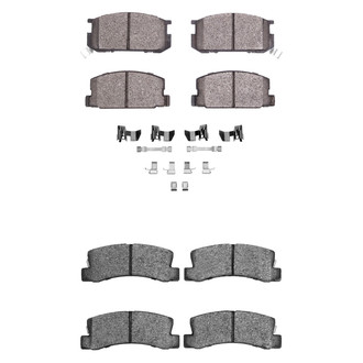 R1 Concepts® - Optimum OEp Front and Rear Brake Pad Set