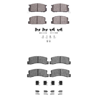 R1 Concepts® - Optimum OEp Front and Rear Brake Pad Set