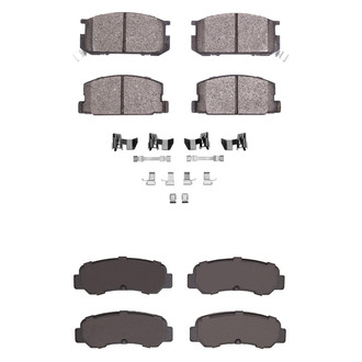 R1 Concepts® - Optimum OEp Front and Rear Brake Pad Set