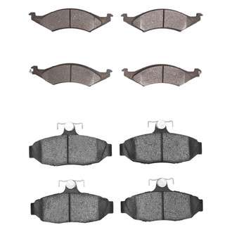 R1 Concepts® - Optimum OEp Front and Rear Brake Pad Set