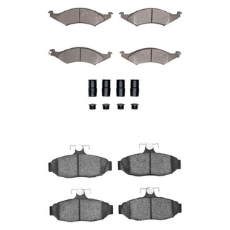 R1 Concepts® - Optimum OEp Front and Rear Brake Pad Set