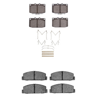 R1 Concepts® - Optimum OEp Front and Rear Brake Pad Set