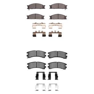 R1 Concepts® - Optimum OEp Front and Rear Brake Pad Set