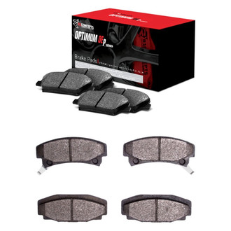 R1 Concepts® - Optimum OEp Front and Rear Brake Pad Set
