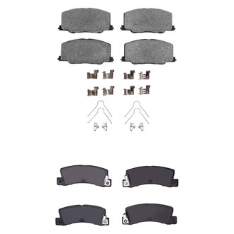 R1 Concepts® - Optimum OEp Front and Rear Brake Pad Set
