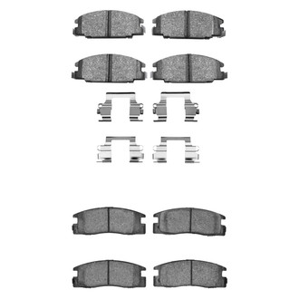R1 Concepts® - Optimum OEp Front and Rear Brake Pad Set