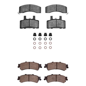 R1 Concepts® - Optimum OEp Front and Rear Brake Pad Set