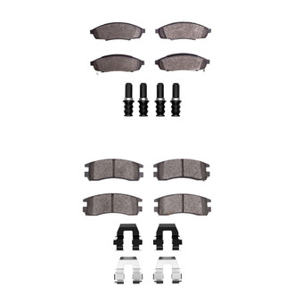 R1 Concepts® - Optimum OEp Front and Rear Brake Pad Set