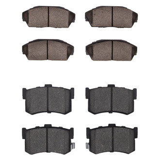 R1 Concepts® - Optimum OEp Front and Rear Brake Pad Set
