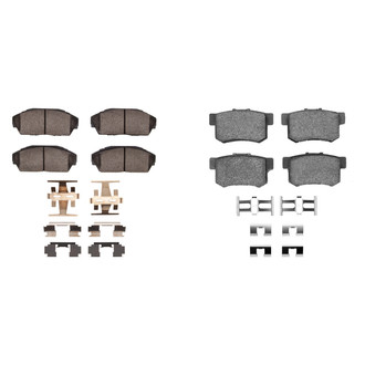 R1 Concepts® - Optimum OEp Front and Rear Brake Pad Set