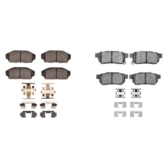 R1 Concepts® - Optimum OEp Front and Rear Brake Pad Set