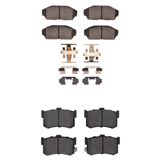R1 Concepts® - Optimum OEp Front and Rear Brake Pad Set