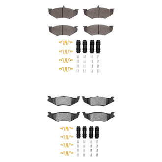 R1 Concepts® - Optimum OEp Front and Rear Brake Pad Set