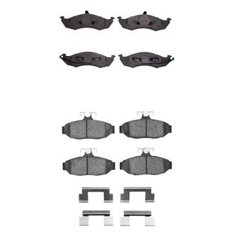R1 Concepts® - Optimum OEp Front and Rear Brake Pad Set
