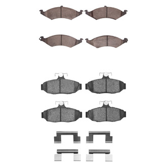 R1 Concepts® - Optimum OEp Front and Rear Brake Pad Set