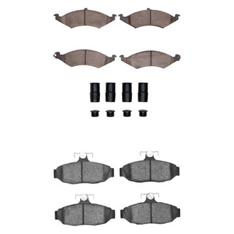 R1 Concepts® - Optimum OEp Front and Rear Brake Pad Set