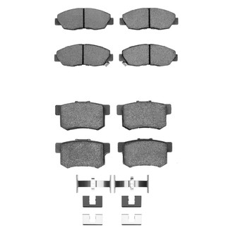 R1 Concepts® - Optimum OEp Front and Rear Brake Pad Set